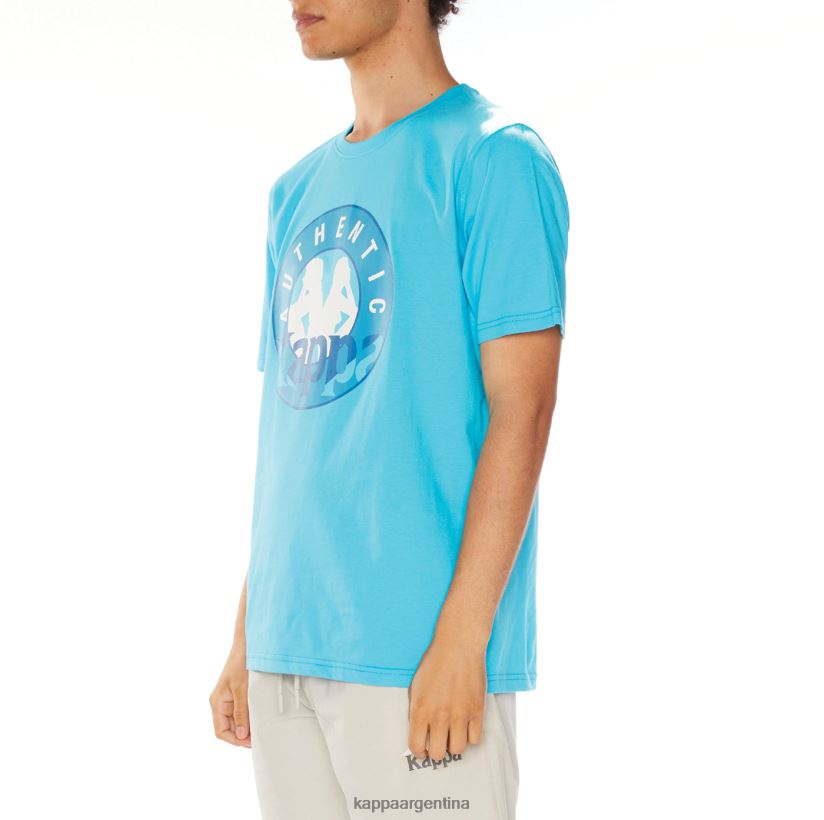 Kappa hombres camiseta isla turquesa 2FJJXV138