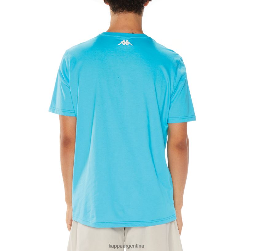 Kappa hombres camiseta isla turquesa 2FJJXV138