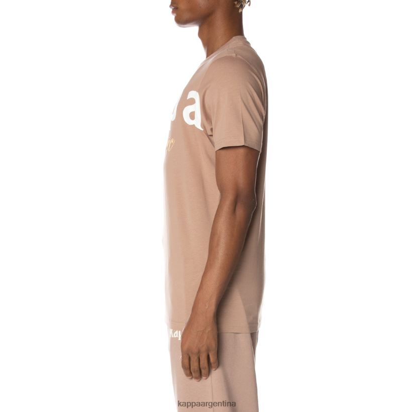 Kappa hombres camiseta mejillas auténticas beige 2FJJXV161