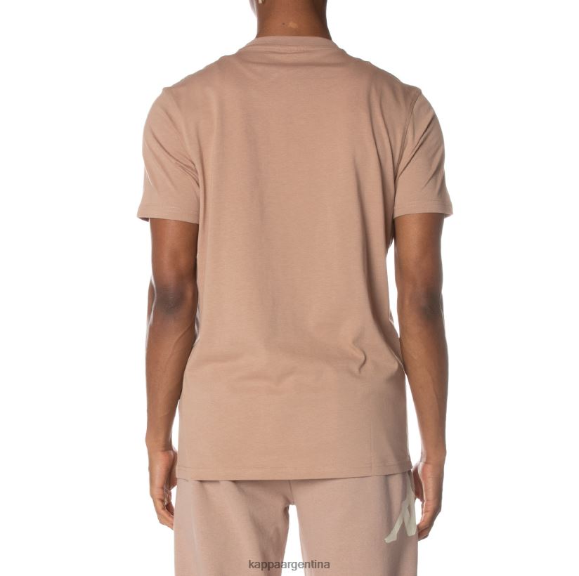 Kappa hombres camiseta mejillas auténticas beige 2FJJXV161