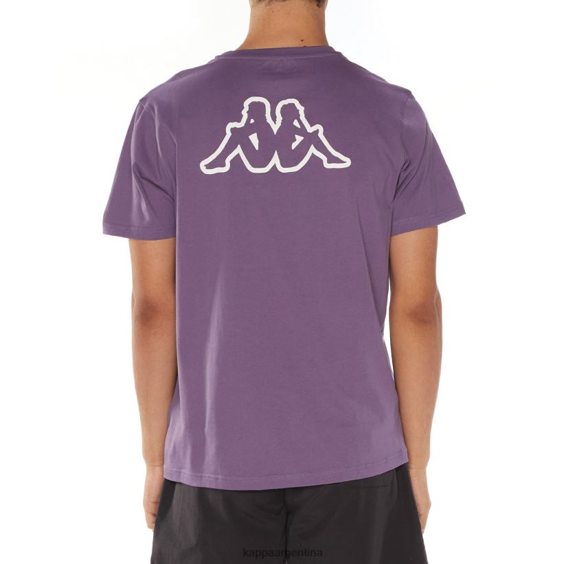Kappa hombres camiseta onis logo Violeta 2FJJXV123