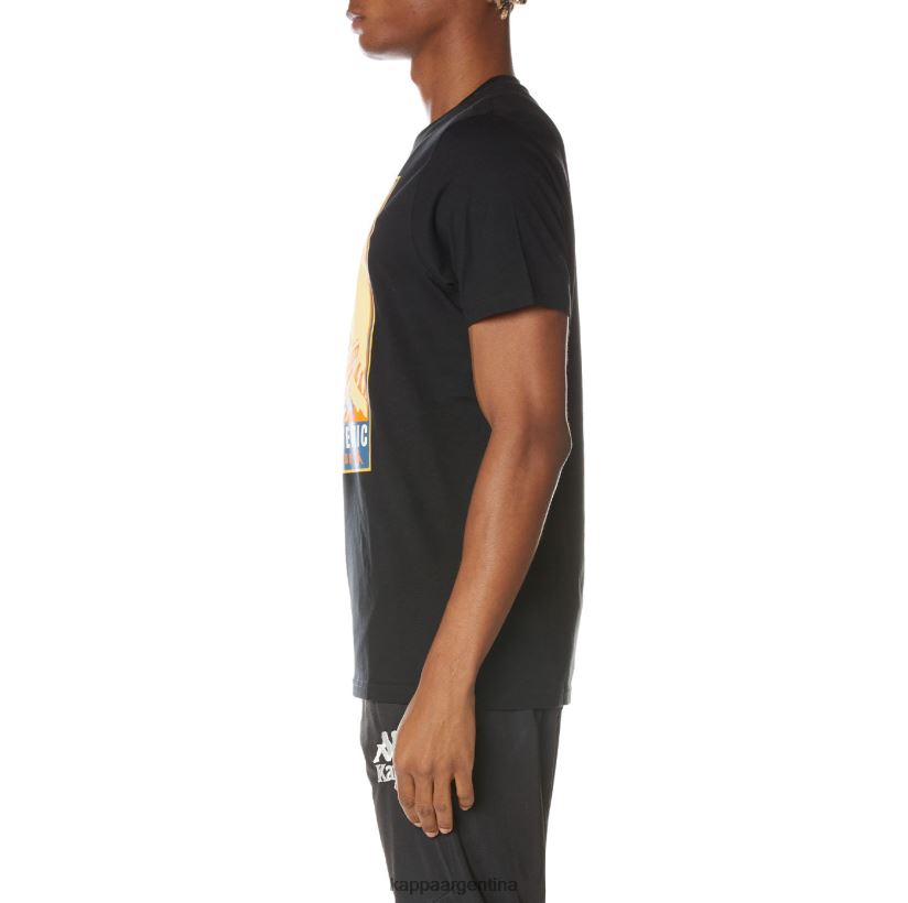 Kappa hombres camiseta osiris autentica negro azabache 2FJJXV163