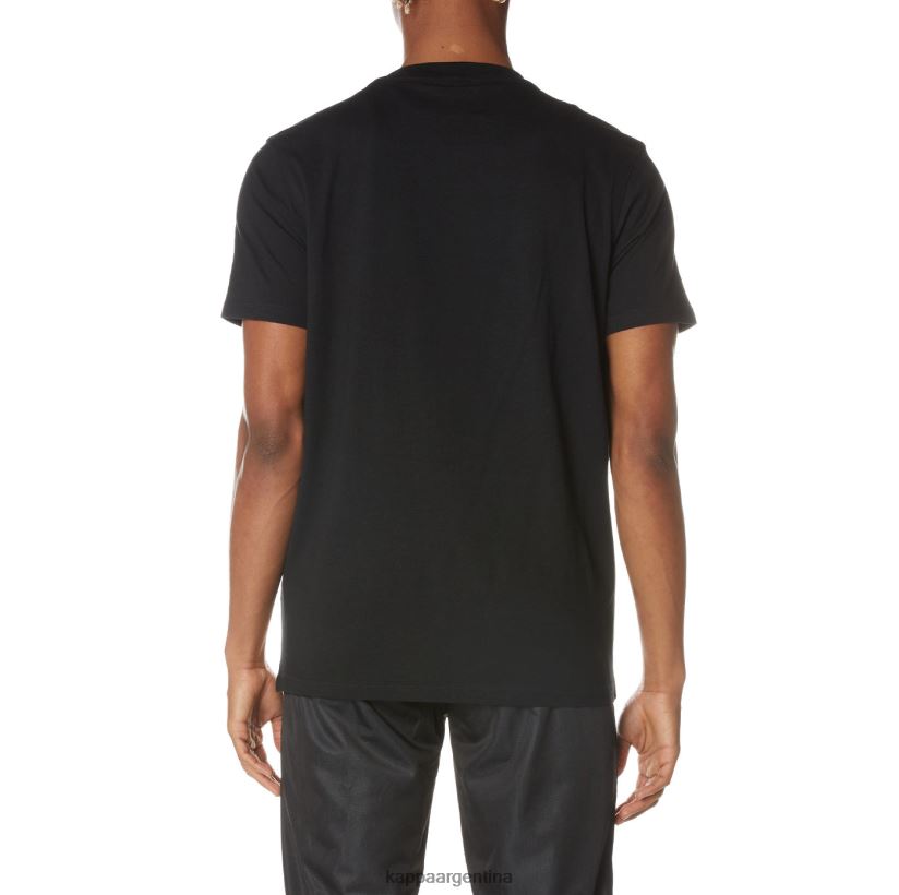 Kappa hombres camiseta ranchera auténtica negro azabache 2FJJXV166