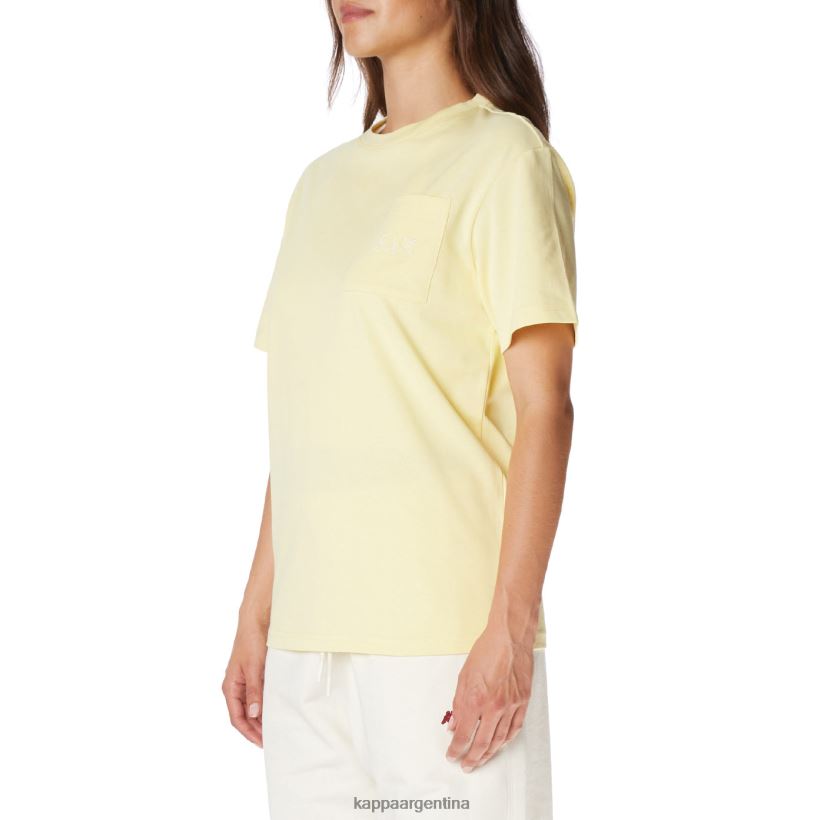 Kappa hombres camiseta robe giovani mirfak amarillo 2FJJXV195