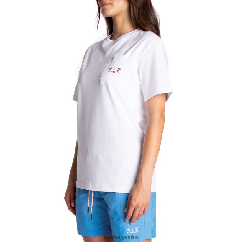 Kappa hombres camiseta robe giovani mirfak blanco 2FJJXV196