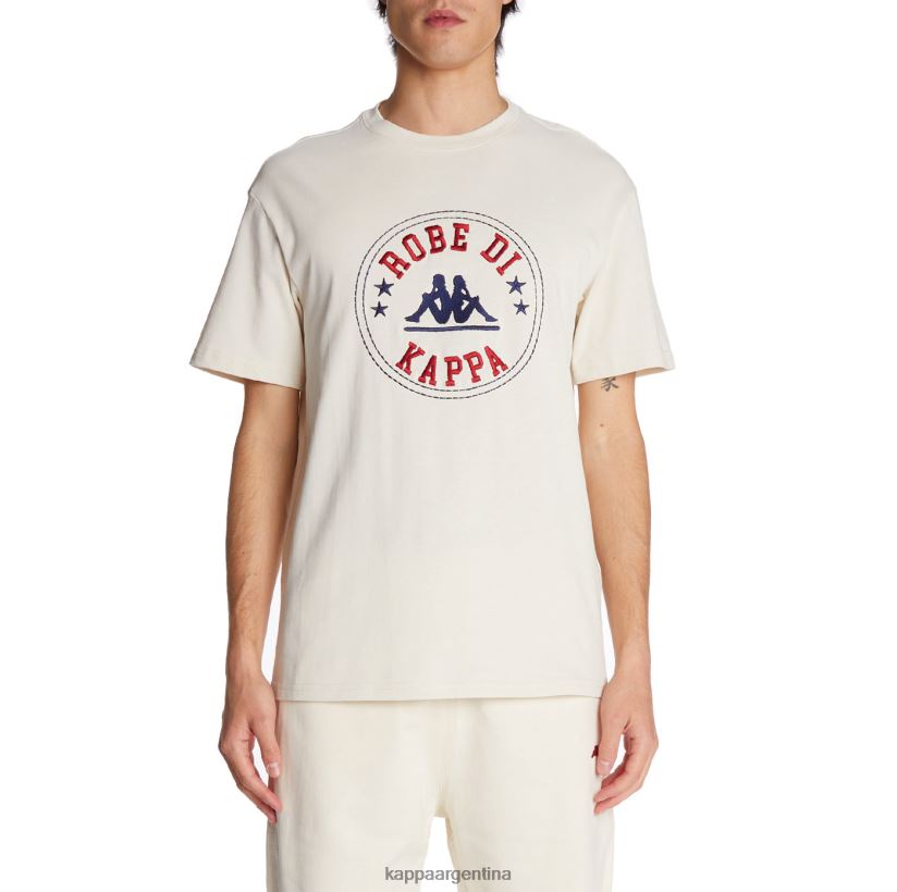 Kappa hombres camiseta robe giovani revati crema 2FJJXV197