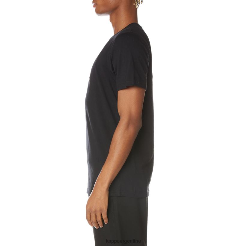 Kappa hombres camiseta runis autentica azabache negro 2FJJXV132
