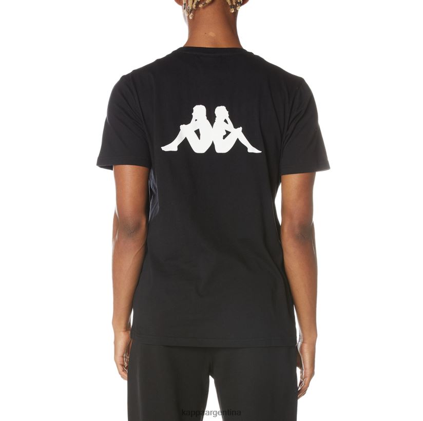 Kappa hombres camiseta runis autentica azabache negro 2FJJXV132