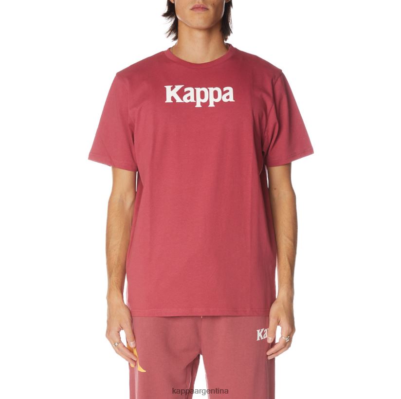 Kappa hombres camiseta runis autentica borgoña 2FJJXV180