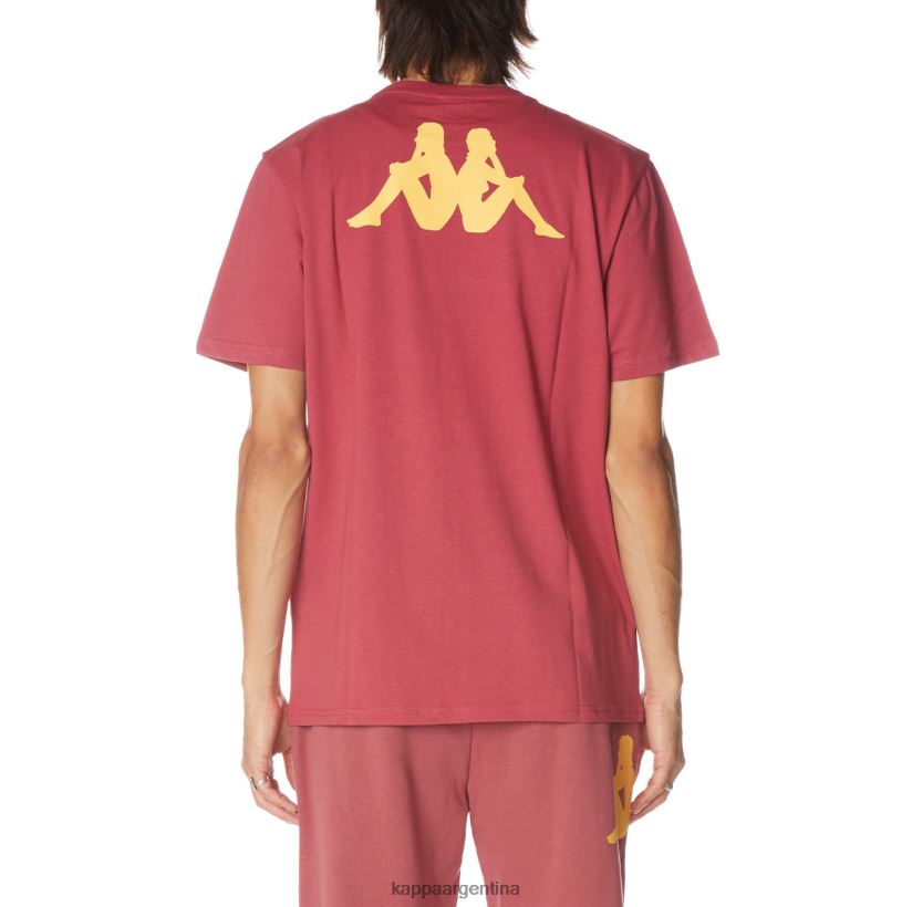 Kappa hombres camiseta runis autentica borgoña 2FJJXV180