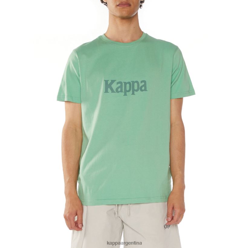 Kappa hombres camiseta runis autentica verde 2FJJXV108