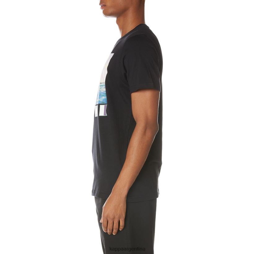 Kappa hombres camiseta salvia azabache negro 2FJJXV121