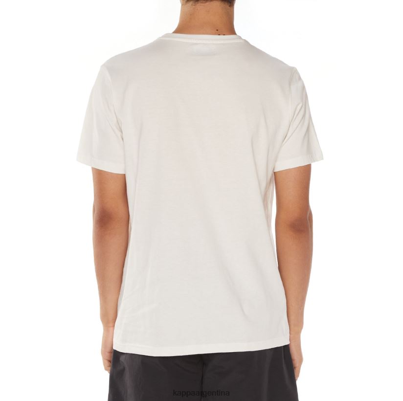 Kappa hombres camiseta salvia blanco 2FJJXV118