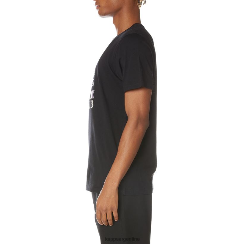 Kappa hombres camiseta temi azabache negro 2FJJXV119