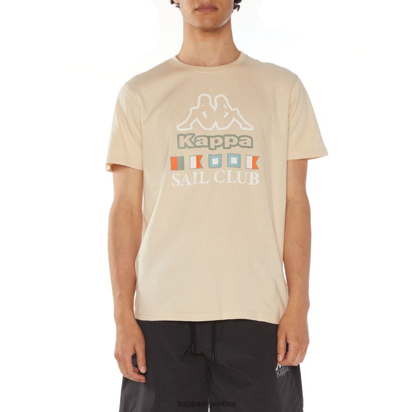 Kappa hombres camiseta temi beige 2FJJXV120