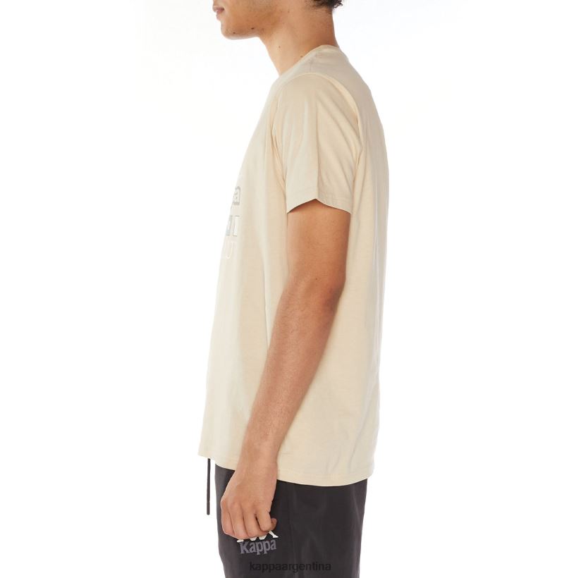 Kappa hombres camiseta temi beige 2FJJXV120
