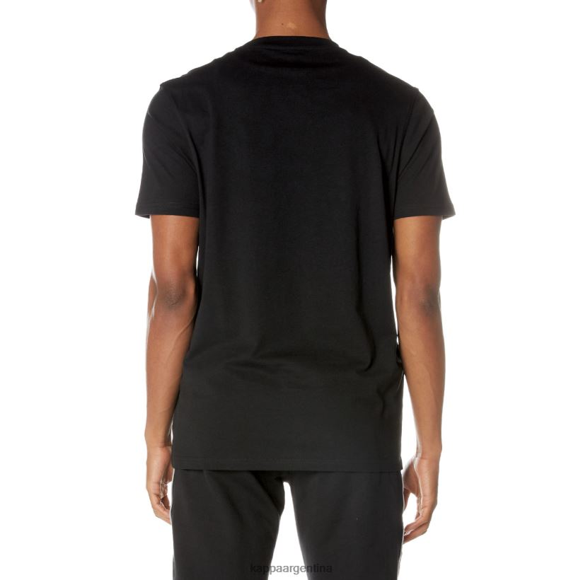 Kappa hombres camiseta vanguardista autentica negro azabache 2FJJXV162