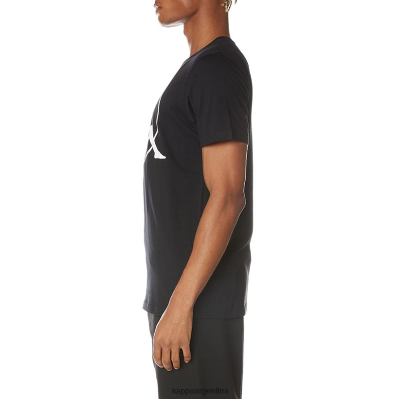 Kappa hombres camiseta zielona auténtica azabache negro 2FJJXV104