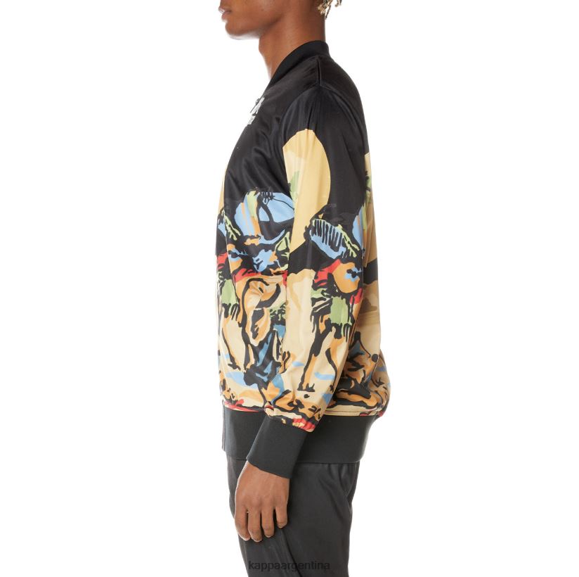 Kappa hombres chaqueta autentica de sudania negro azabache 2FJJXV4