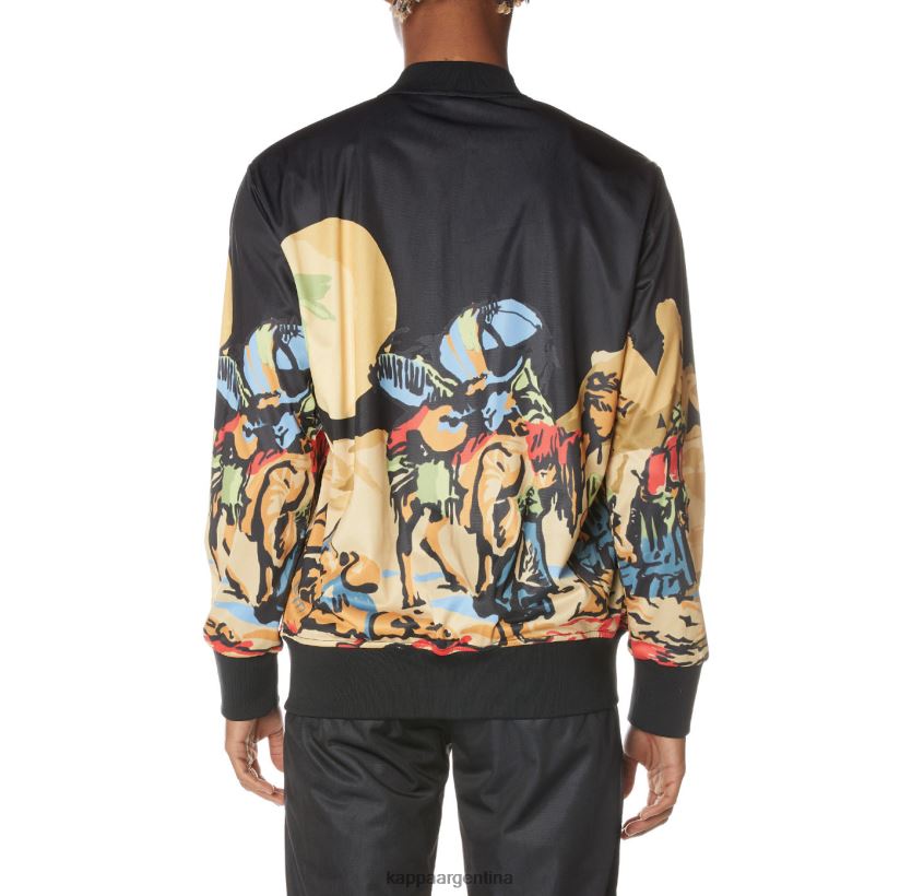 Kappa hombres chaqueta autentica de sudania negro azabache 2FJJXV4
