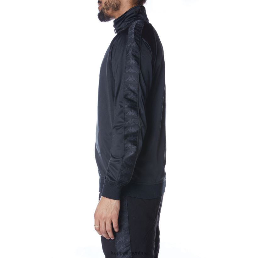 Kappa hombres chaqueta deportiva 222 banda anniston azabache negro 2FJJXV10