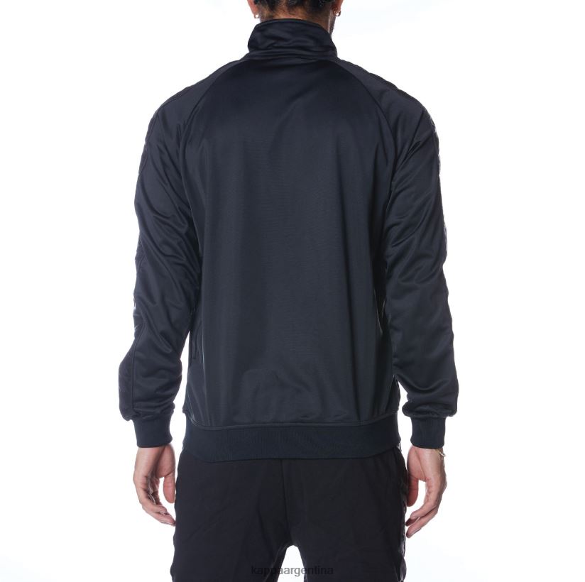 Kappa hombres chaqueta deportiva 222 banda anniston azabache negro 2FJJXV10