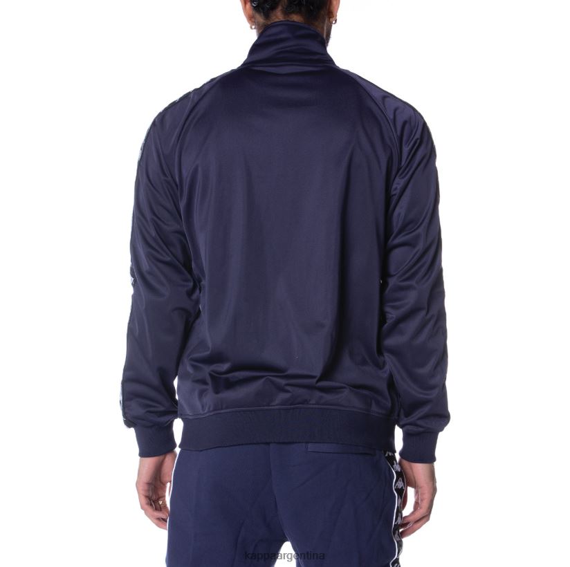 Kappa hombres chaqueta deportiva 222 banda anniston azul marino negro 2FJJXV11