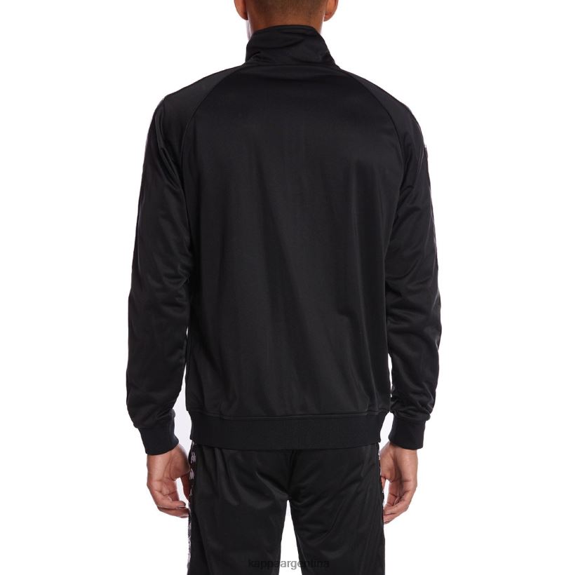 Kappa hombres chaqueta deportiva 222 banda anniston negro Negro 2FJJXV13