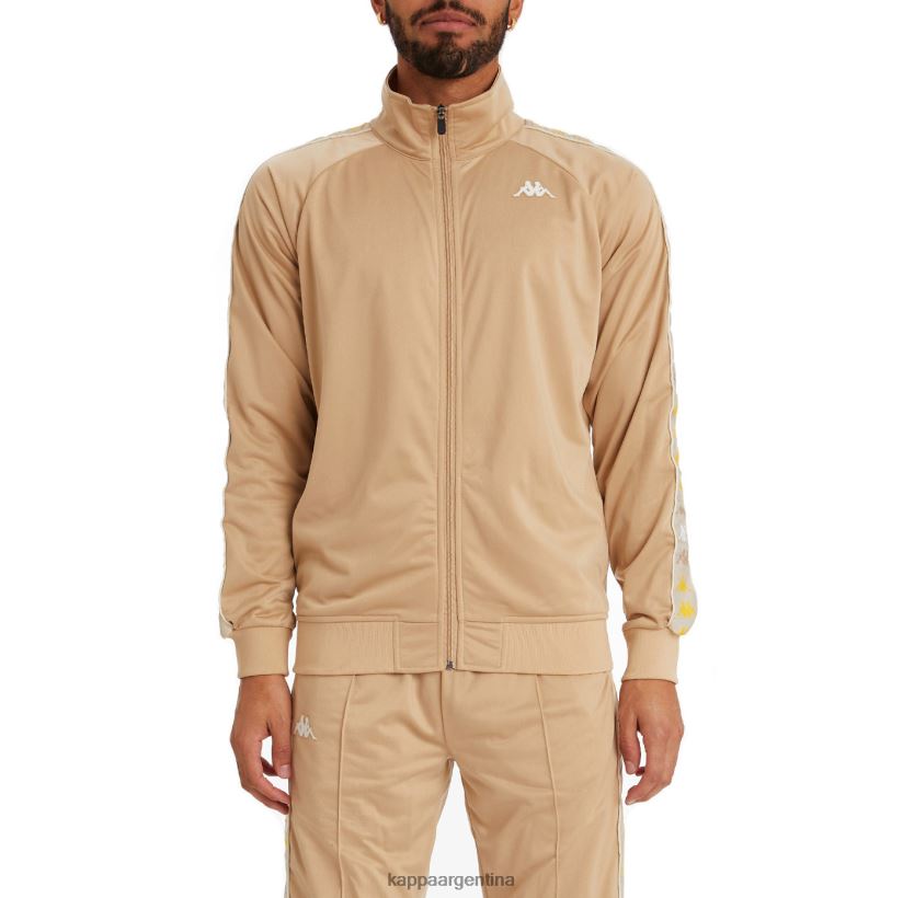 Kappa hombres chaqueta deportiva 222 banda dullo 2 beige 2FJJXV7
