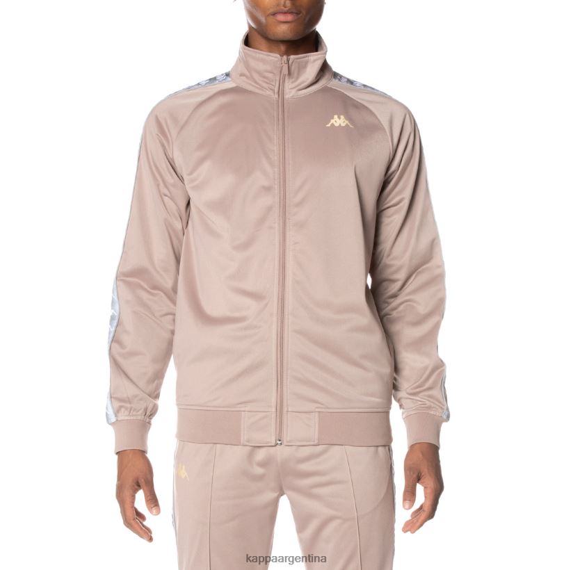 Kappa hombres chaqueta deportiva 222 banda ganniston beige 2FJJXV1