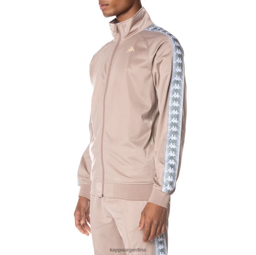 Kappa hombres chaqueta deportiva 222 banda ganniston beige 2FJJXV1