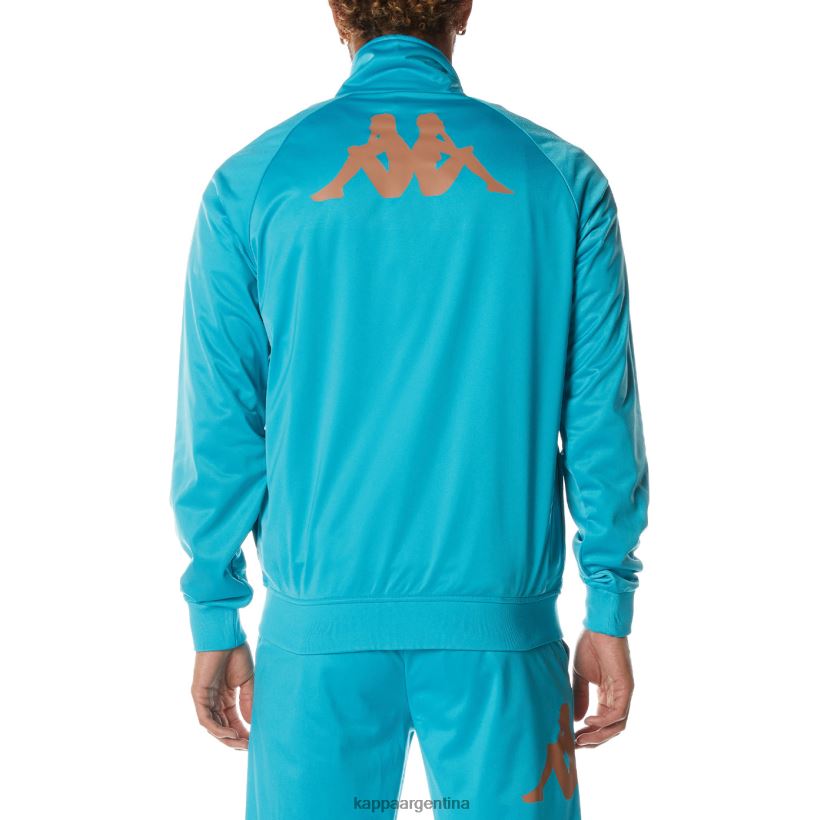 Kappa hombres chaqueta deportiva angost auténtica aguamarina oscura 2FJJXV6