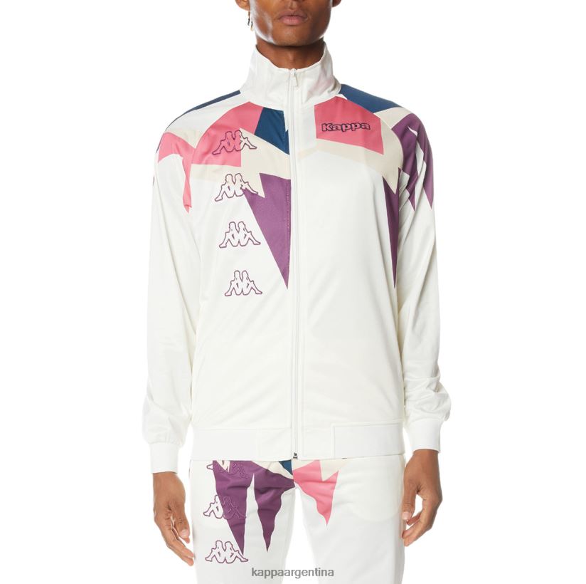 Kappa hombres chaqueta deportiva lamal con logo blanco 2FJJXV5