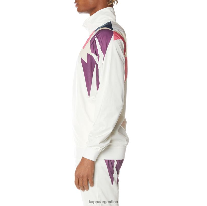 Kappa hombres chaqueta deportiva lamal con logo blanco 2FJJXV5