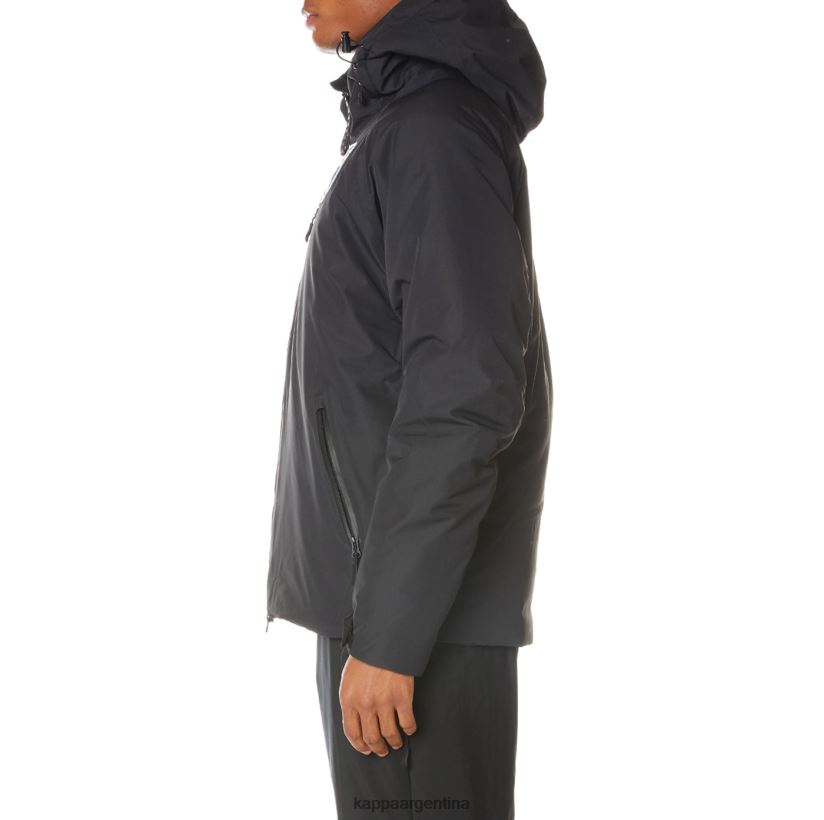 Kappa hombres 6cento 686b chaqueta de esquí estadounidense negro 2FJJXV80