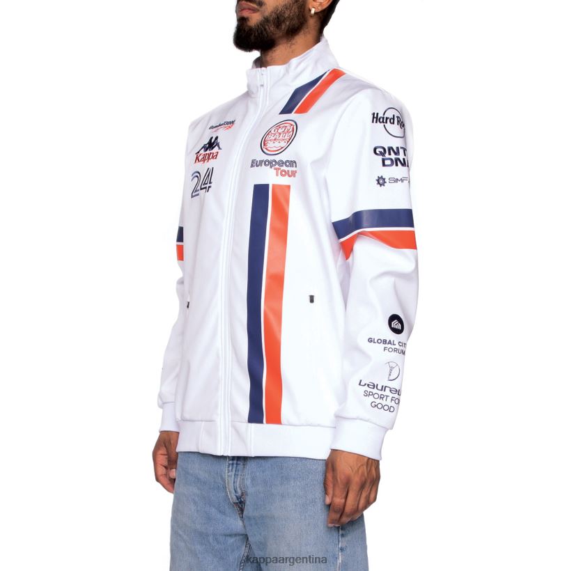 Kappa hombres auténtica chaqueta chil gumball 3000 tour blanco 2FJJXV72
