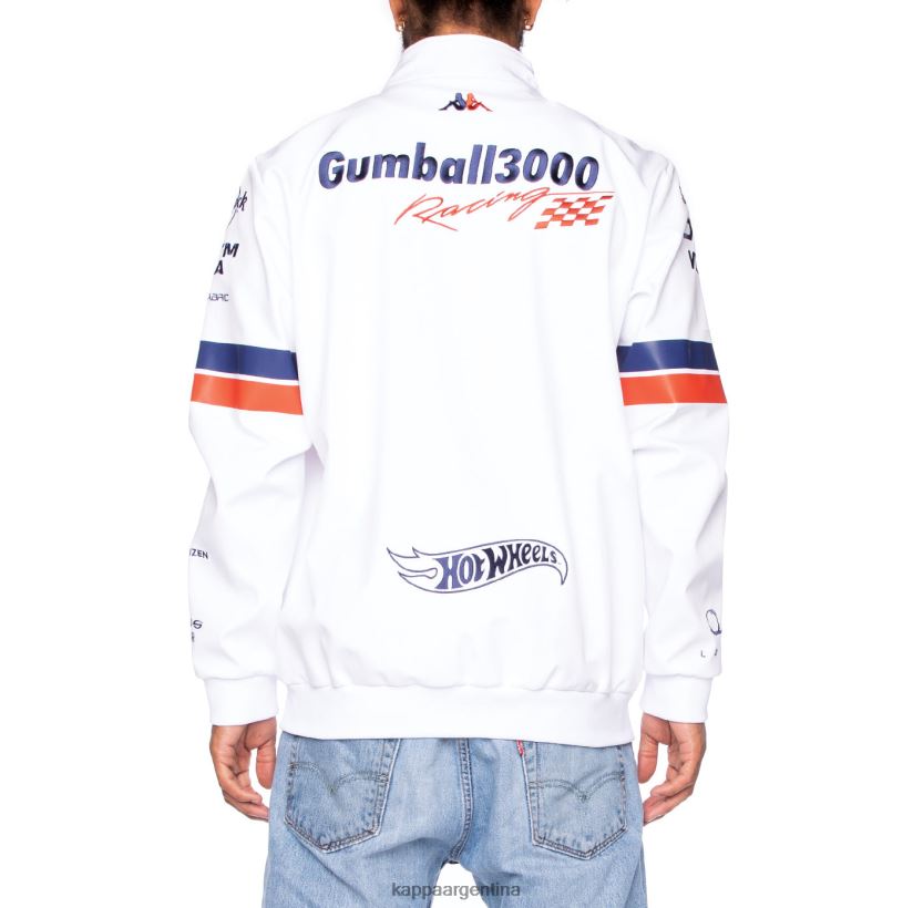 Kappa hombres auténtica chaqueta chil gumball 3000 tour blanco 2FJJXV72