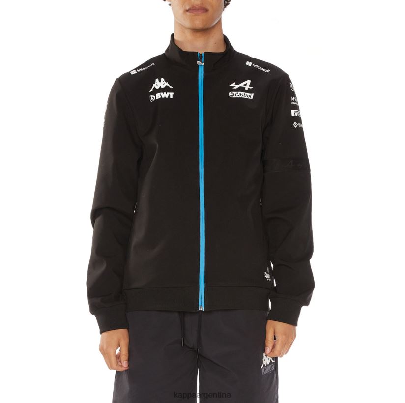 Kappa hombres chaqueta alpina f1 ambacy negro 2FJJXV76