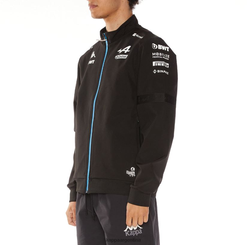Kappa hombres chaqueta alpina f1 ambacy negro 2FJJXV76