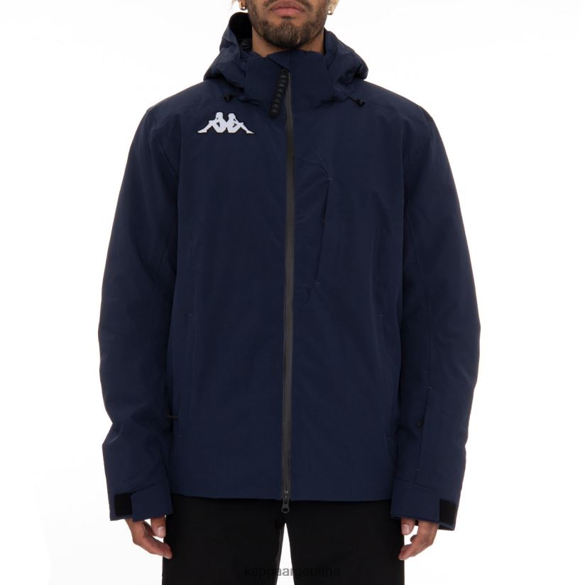 Kappa hombres chaqueta de esquí 6cento 606 azul negro 2FJJXV82