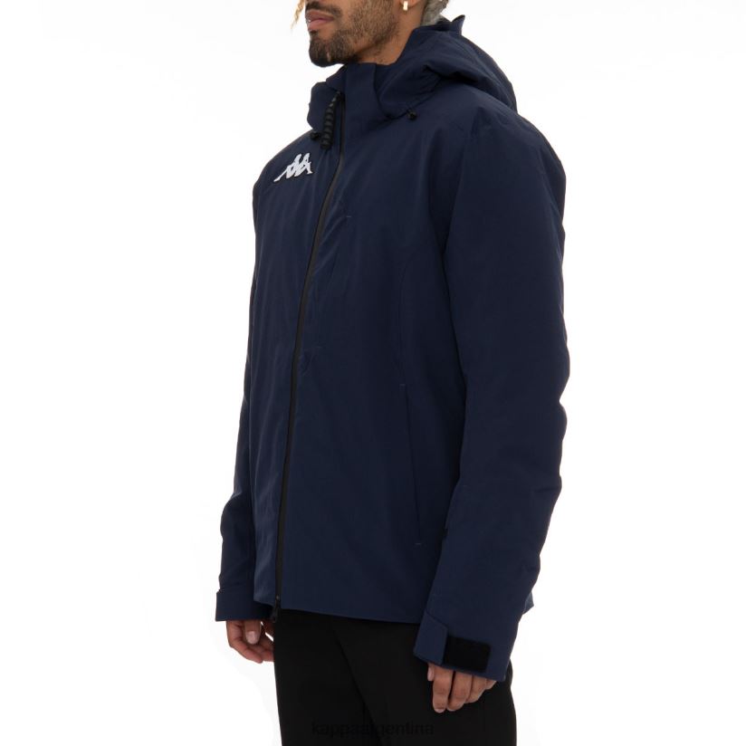 Kappa hombres chaqueta de esquí 6cento 606 azul negro 2FJJXV82