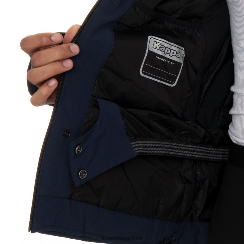 Kappa hombres chaqueta de esquí 6cento 606 azul negro 2FJJXV82
