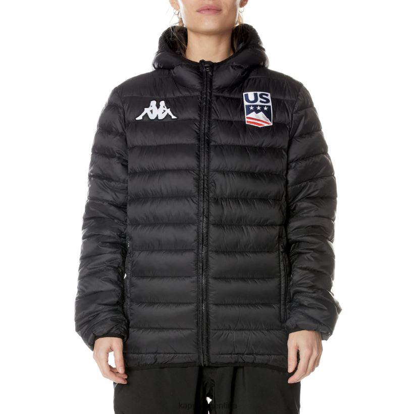 Kappa hombres chaqueta de esquí aeshek us negro 2FJJXV79