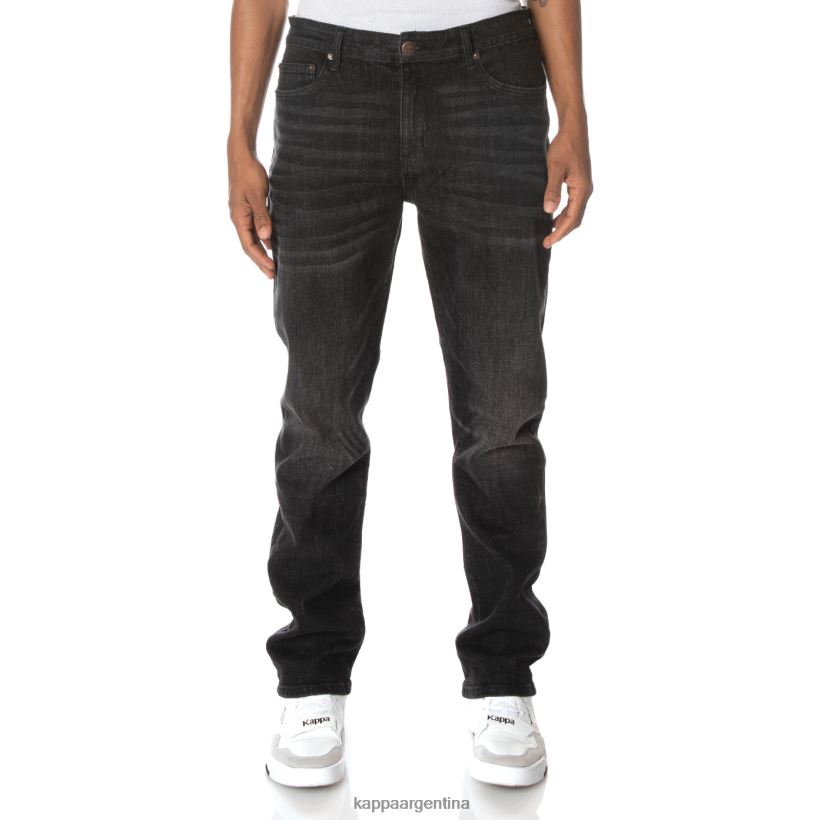 Kappa hombres auténtico jean azul azabache negro 2FJJXV280