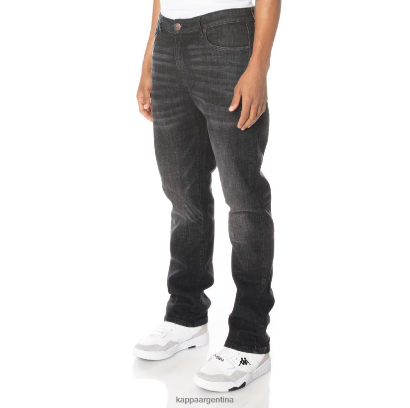 Kappa hombres auténtico jean azul azabache negro 2FJJXV280
