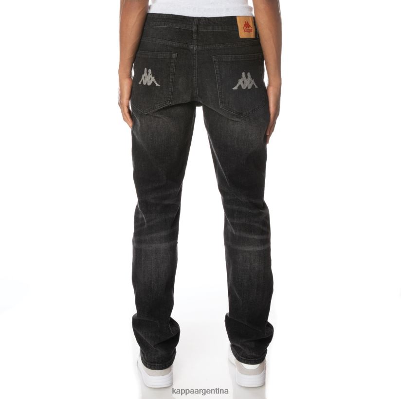 Kappa hombres auténtico jean azul azabache negro 2FJJXV280