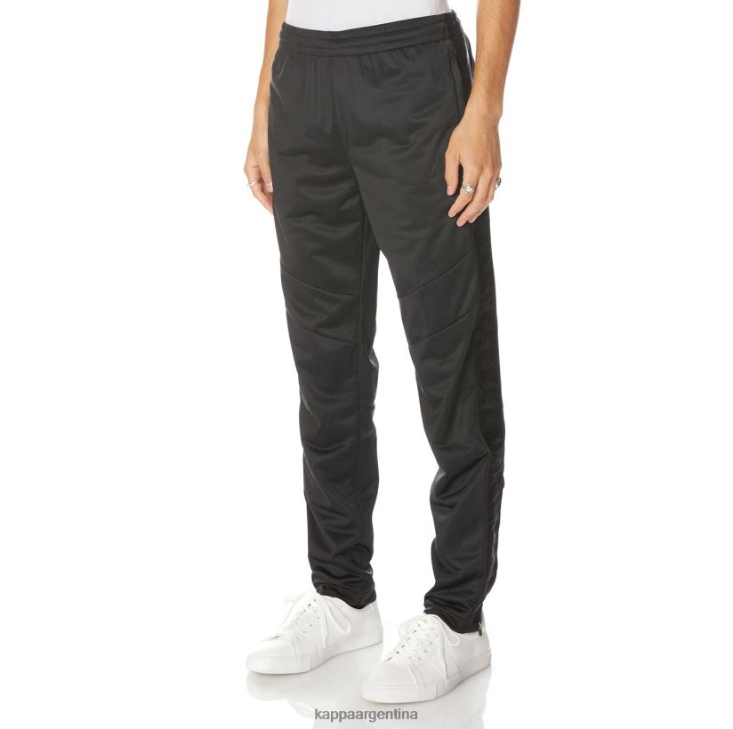 Kappa hombres pantalones deportivos 222 banda aderno azabache negro 2FJJXV29
