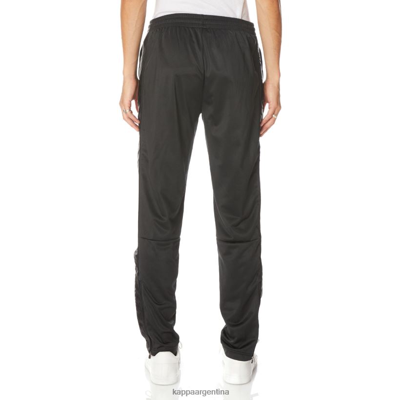 Kappa hombres pantalones deportivos 222 banda aderno azabache negro 2FJJXV29