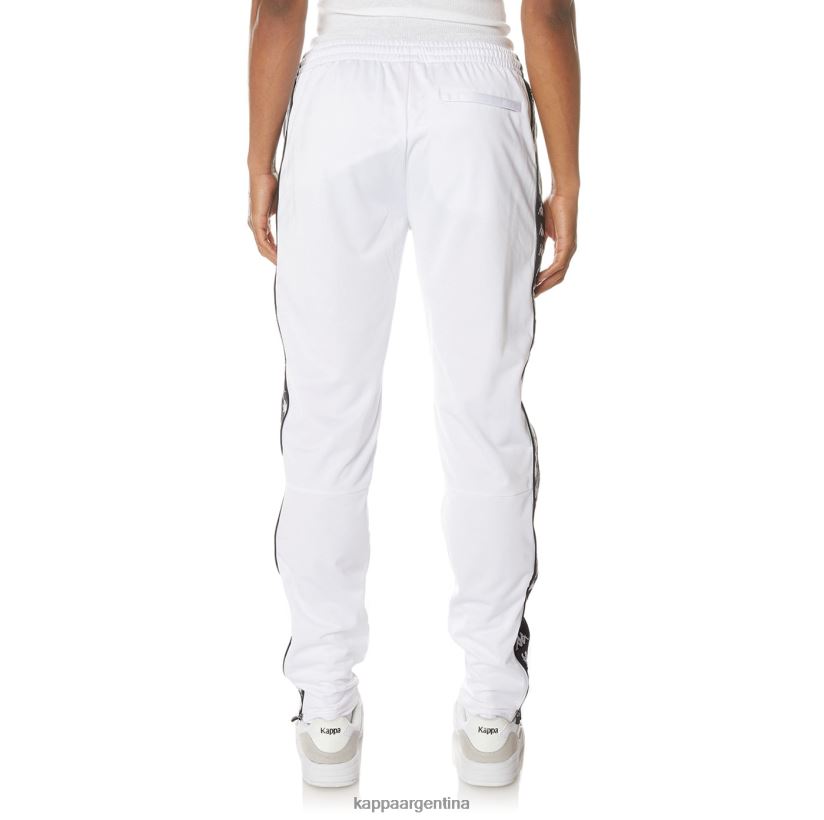 Kappa hombres pantalones deportivos 222 banda aderno blanco 2FJJXV32