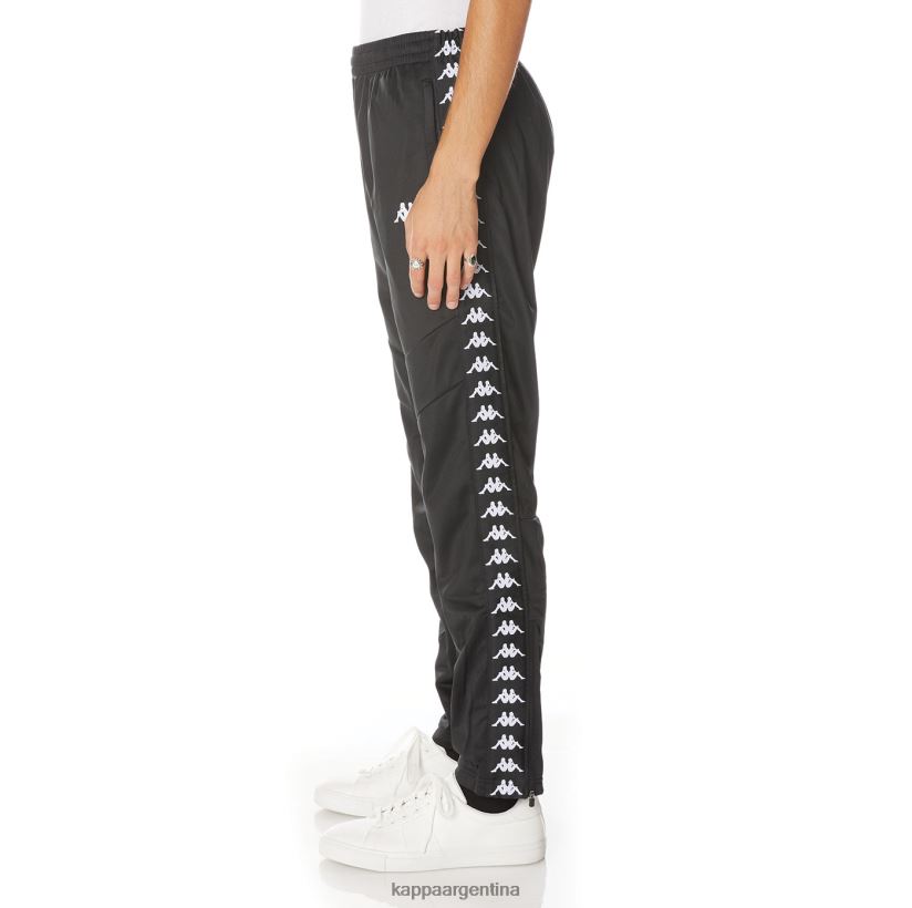 Kappa hombres pantalones deportivos 222 banda aderno negro 2FJJXV30